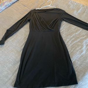 Black Banana Republic dress charcoal gray